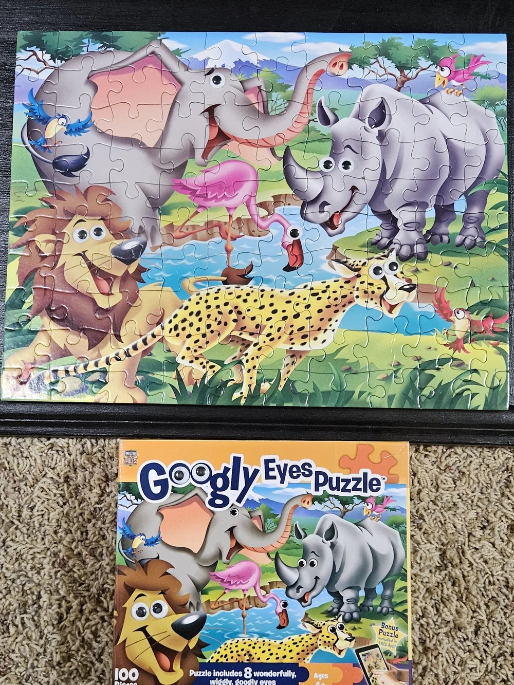 Kids Puzzle Set - Five Googly Eyed Puzzles